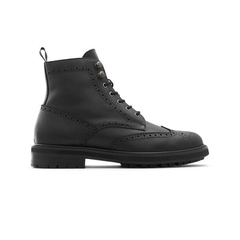 Stivaletti neri in pelle con dettagli brogue ALDO Silawyr, Uomo, SKU m131000458, Immagine 0